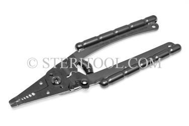 #10023 - 8"(200mm) Stainless Steel Wire Strip/Crimping Pliers. wire strippers, wire stripping, crimping, pliers, stainless steel